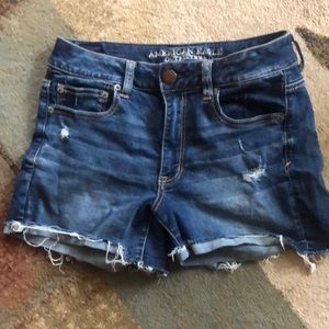 American Eagle shorts high rise Shorty size 8